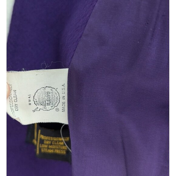 Jennifer Chase Vintage Women's Coat Size Small Purple 100% Wool - Picture 16 of 16
